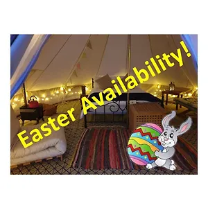 5m Xl Bell Tent With Log Burner Near Whitby Holiday home